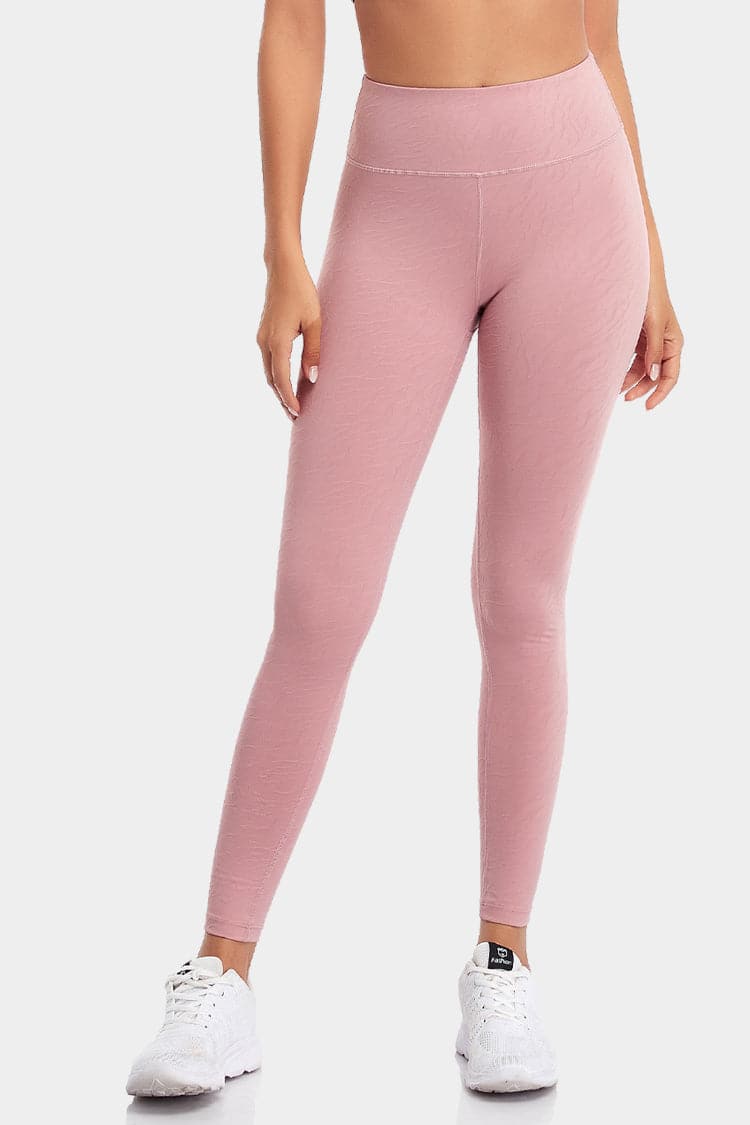 Vutru High-Waist Jacquard Tight Leggings VUTRU