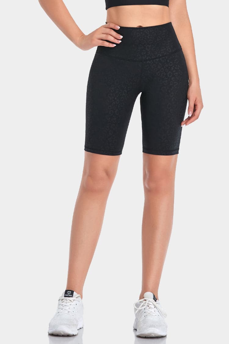 Vutru High-Wais Textured Yoga Shorts VUTRU