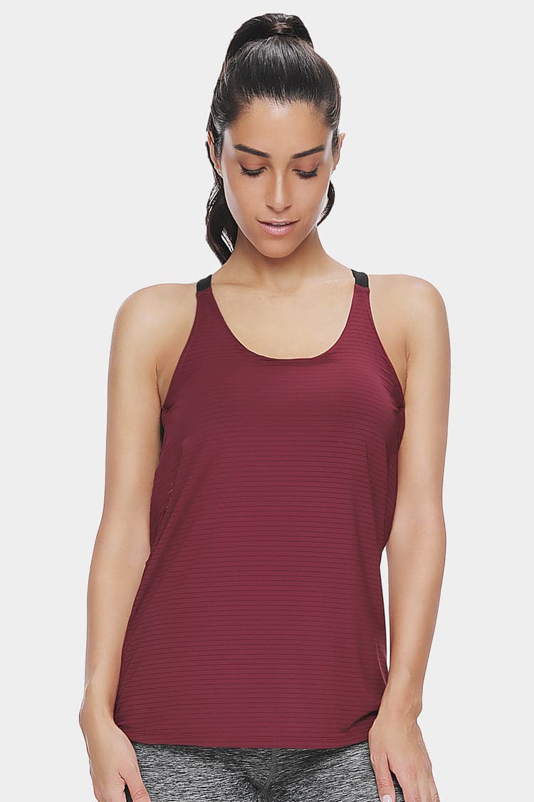 Vutru Strappy Racerback Sports Tank Top VUTRU