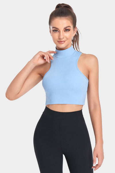 High neck sports tank outlet
