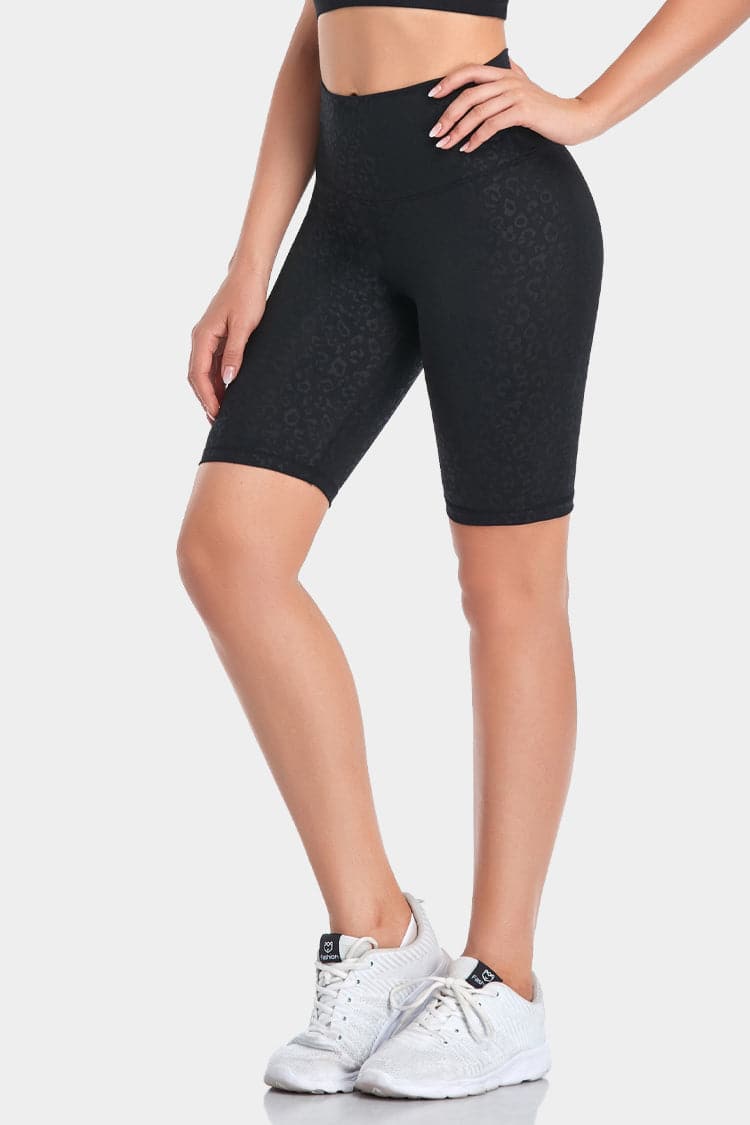 Vutru High-Wais Textured Yoga Shorts VUTRU