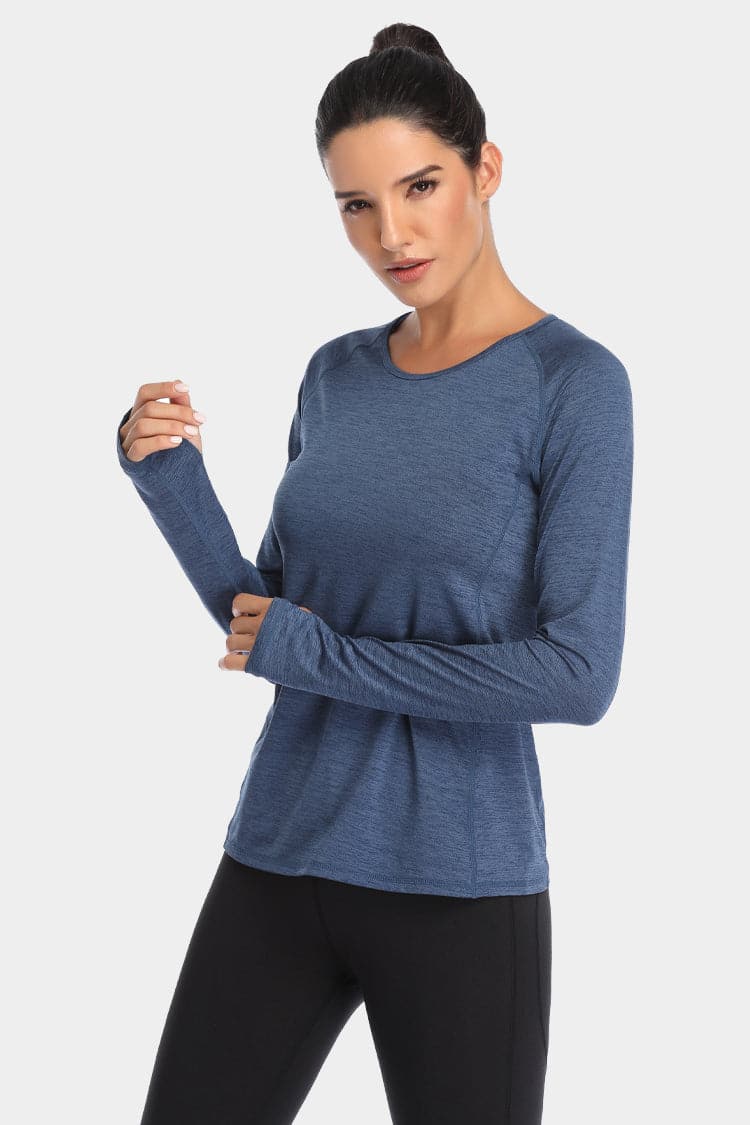 Vutru Thumb Holes Workout Long Sleeves VUTRU