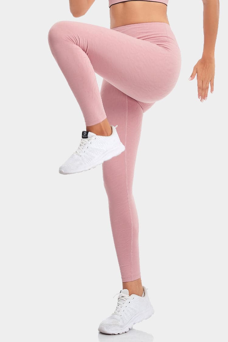 Vutru High-Waist Jacquard Tight Leggings VUTRU