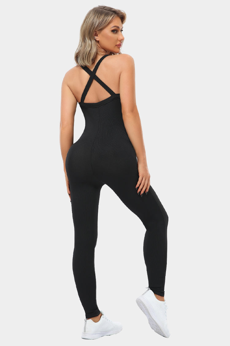 Vutru Seamless Ribbed Sports Romper VUTRU