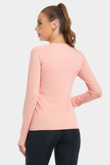 Vutru Round Neck Sports Long Sleeves