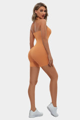 Vutru Rib-knit Halterneck Sports Romper VUTRU