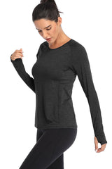 Vutru Thumb Holes Workout Long Sleeves VUTRU