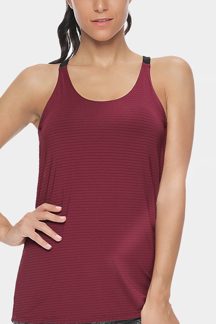 Vutru Strappy Racerback Sports Tank Top VUTRU