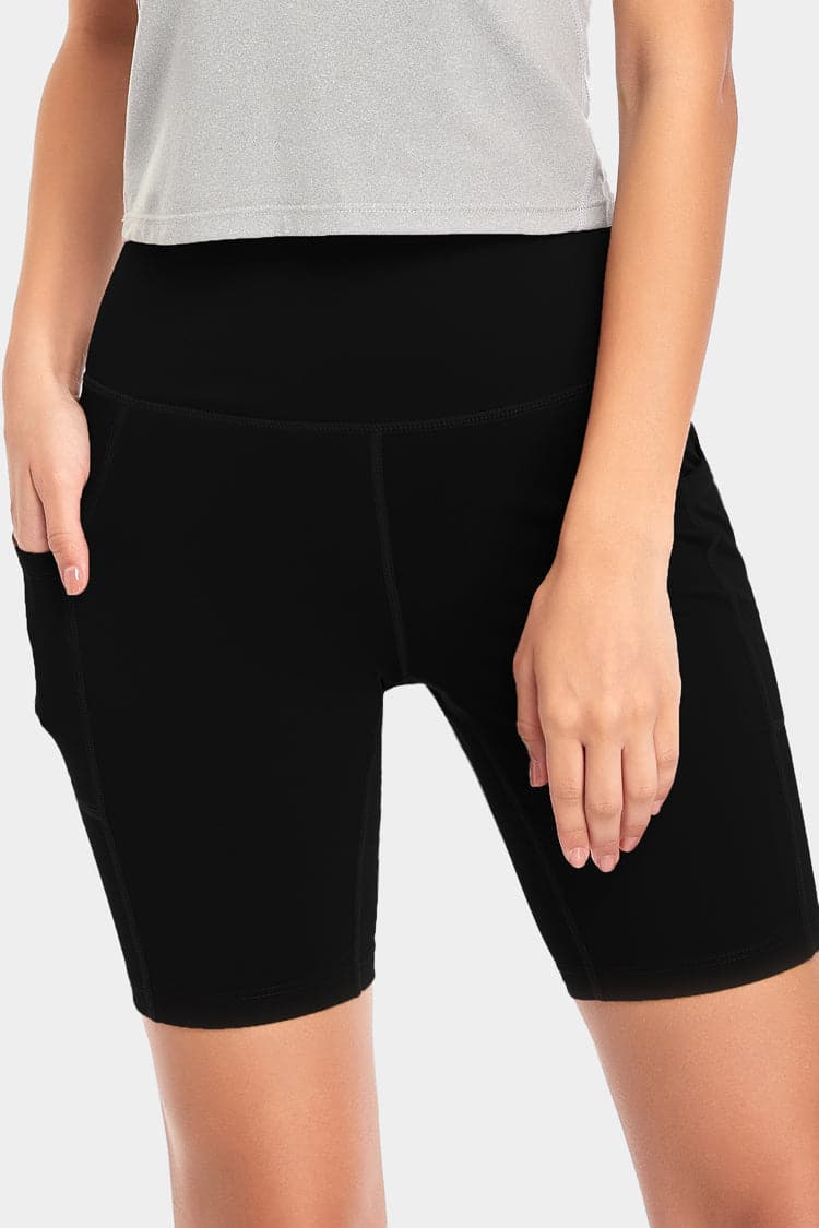 Vutru High-Waist Solid Training Shorts VUTRU