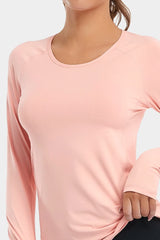 Vutru Round Neck Sports Long Sleeves