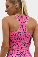Vutru Racerback Animal Leopard Soft Bra