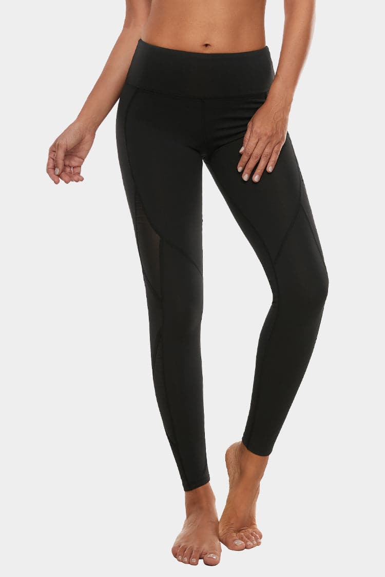 Vutru High-Waist Mesh Stitching  Workout Leggings VUTRU