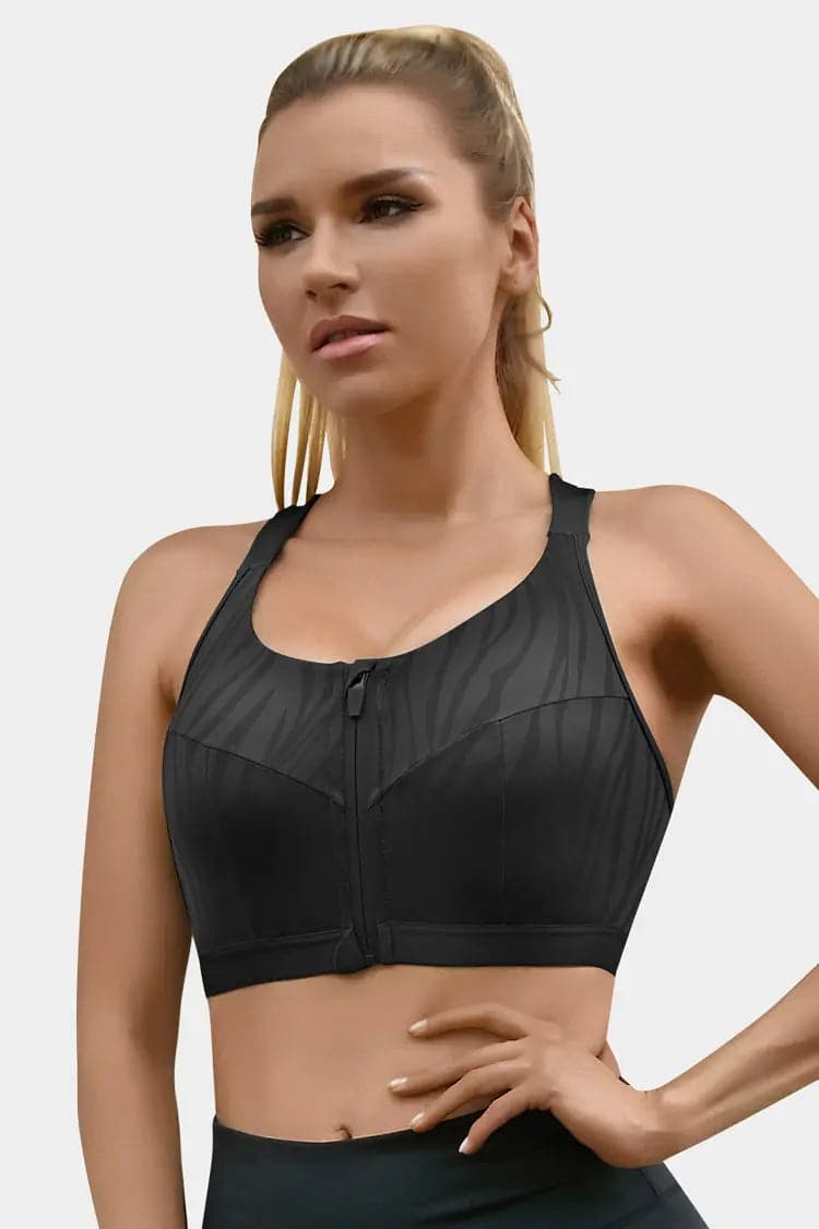 Vutru Zip Front High Impact Racerback Bra – VUTRU